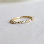LUCIE | 11-Stone 1/3 CTW Floating Diamond Wedding Ring