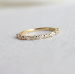LUCIE | 11-Stone 1/3 CTW Floating Diamond Wedding Ring