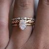 LUCIE | 13-Stone 1/4 CTW Floating Diamond Wedding Ring