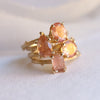 Acacia | 1 ct. Pear Cut Sunstone Solitaire Ring