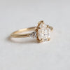 Alexis | 1 ct. Pear Lab-Grown Diamond Triangle Side Stone Ring