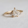 Alexis | 1 ct. Pear Lab-Grown Diamond Triangle Side Stone Ring