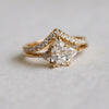 Alexis | 1 ct. Pear Lab-Grown Diamond Triangle Side Stone Ring