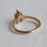 Alexis | 1 ct. Pear Lab-Grown Diamond Triangle Side Stone Ring