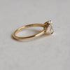 Alexis | 1 ct. Oval Lab-Grown Diamond & Triangle Side Stone Ring