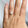 Alexis | 1 ct. Emerald Cut Lab-Grown Diamond & Triangle Side Stone Ring