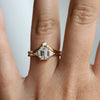 Alexis | 1 ct. Emerald Cut Lab-Grown Diamond & Triangle Side Stone Ring