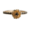 Rose | Black Diamond Pave' Rose Ring