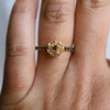 Rose | Black Diamond Pave' Rose Ring