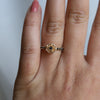 Rose | Black Diamond Pave' Rose Ring