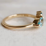 Bella | Blue Topaz Cluster Ring