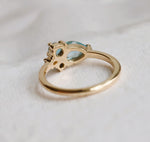 Bella | Blue Topaz Cluster Ring