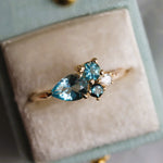 Bella | Blue Topaz Cluster Ring