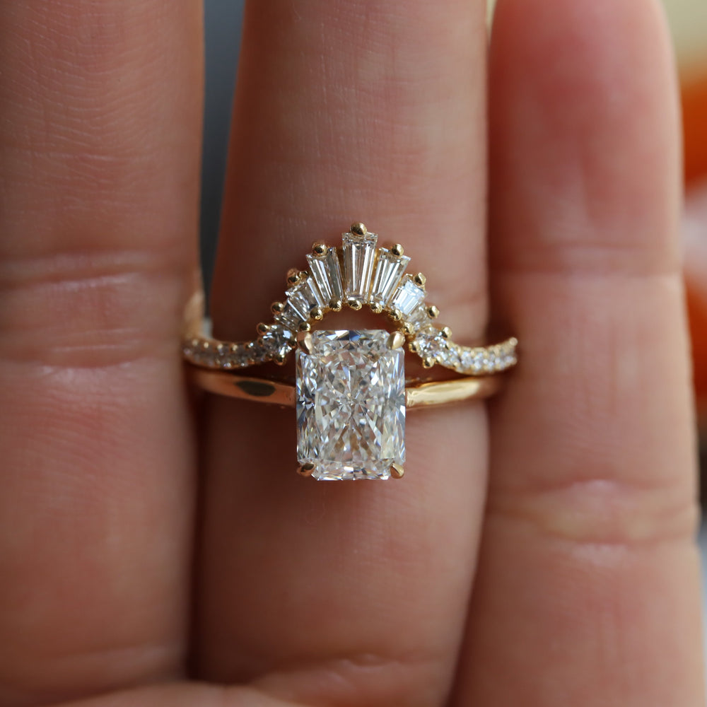 Ophelia Baguette No.1 Pave' Band