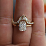 Ophelia Baguette No.1 Pave' Band