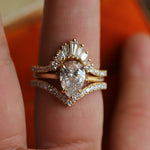 Ophelia Baguette No.1 Pave' Band