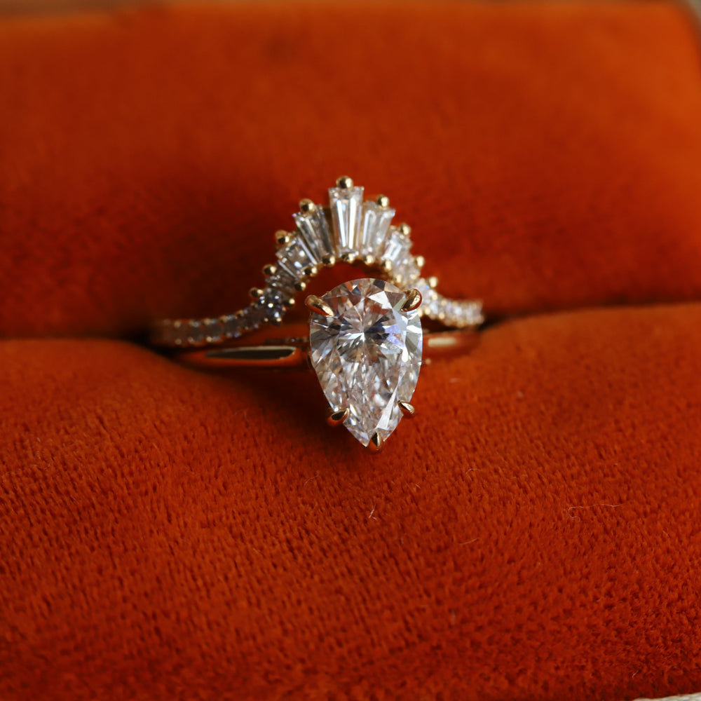 Ophelia Baguette No.1 Pave' Band