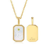 Stella | Zodiac Amulet Mother Of Pearl Necklace