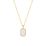 Stella | Zodiac Amulet Mother Of Pearl Necklace