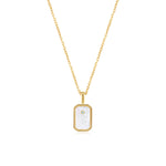 Stella | Zodiac Amulet Mother Of Pearl Necklace