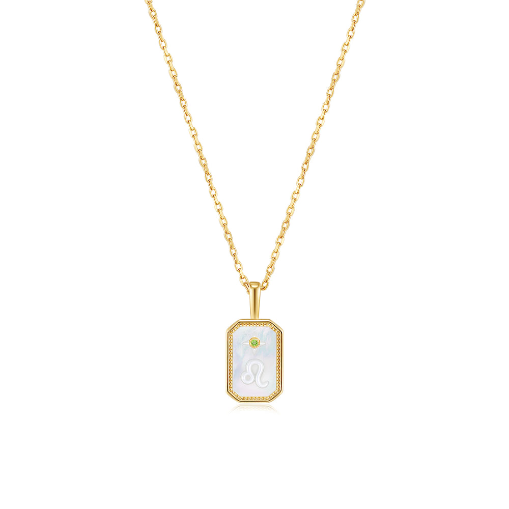 Stella | Zodiac Amulet Mother Of Pearl Necklace