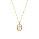 Stella | Zodiac Amulet Mother Of Pearl Necklace