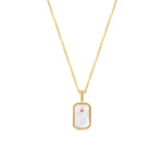 Stella | Zodiac Amulet Mother Of Pearl Necklace