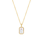 Stella | Zodiac Amulet Mother Of Pearl Necklace