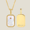 Stella | Zodiac Amulet Mother Of Pearl Necklace