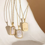 Stella | Zodiac Amulet Mother Of Pearl Necklace