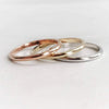 1 mm Half Round Wedding Band - Emi Conner Jewelry