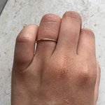 1 mm Half Round Wedding Band - Emi Conner Jewelry