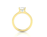 WYN Hidden Halo | Emerald Cut Solitaire Ring