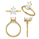 WYN Art Deco Lux | Pear Solitaire Ring