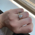 Empress Crown No.3 | 14K & Diamond Contour Band - Emi Conner Jewelry 