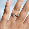 Trinity | 14K Trillion Diamond Solitaire Ring - Emi Conner Jewelry 