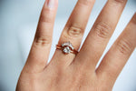 Trinity | 14K Trillion Diamond Solitaire Ring - Emi Conner Jewelry 