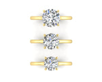WYN Art Deco Lux | Round Solitaire Ring
