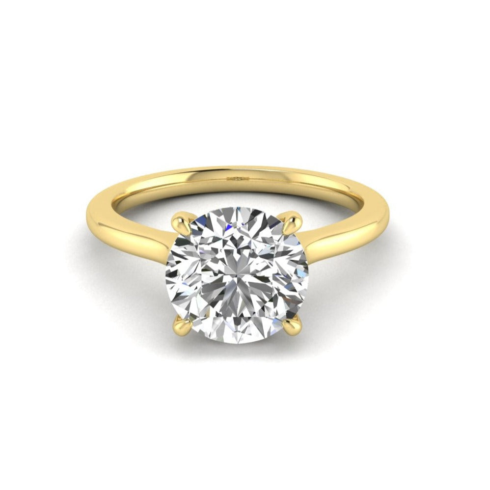 WYN Art Deco Lux | Round Solitaire Ring