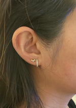 Rosette 14K Rose and Diamond Stud Earrings - Emi Conner Jewelry 