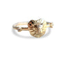Leo Ring | 14K Leo Ring With White Sapphire - Emi Conner Jewelry 