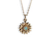 14K Sunflower Australian Opal Necklace - Emi Conner Jewelry 