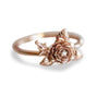 ROSE Ring | 14K Rose With A Rose Bud Ring - Emi Conner Jewelry 