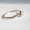 Trinity | 14K Trillion Moissanite Solitaire Ring - Emi Conner Jewelry 