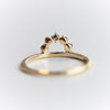 Rosette | 14K Rose Arch and Diamond Ring - Emi Conner Jewelry 