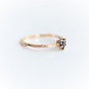 Acacia | 4 mm Heart Black Onyx Twig Engagement Ring - Emi Conner Jewelry 