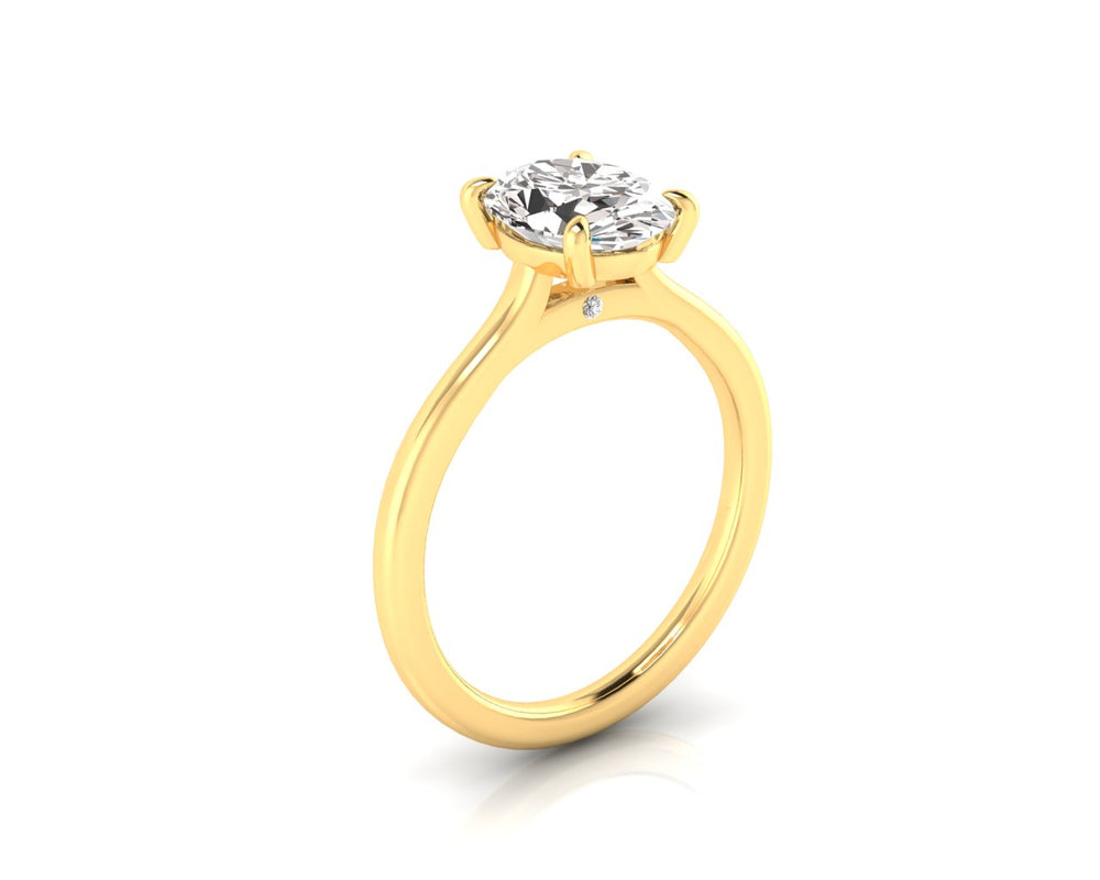 WYN Classic | Oval (Elongated) Solitaire Ring