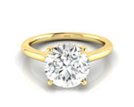 WYN Hidden Halo | Round Solitaire Ring