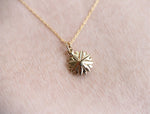 14K Sunflower Australian Opal Necklace - Emi Conner Jewelry 