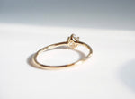 Trinity | 14K Trillion Diamond Solitaire Ring - Emi Conner Jewelry 